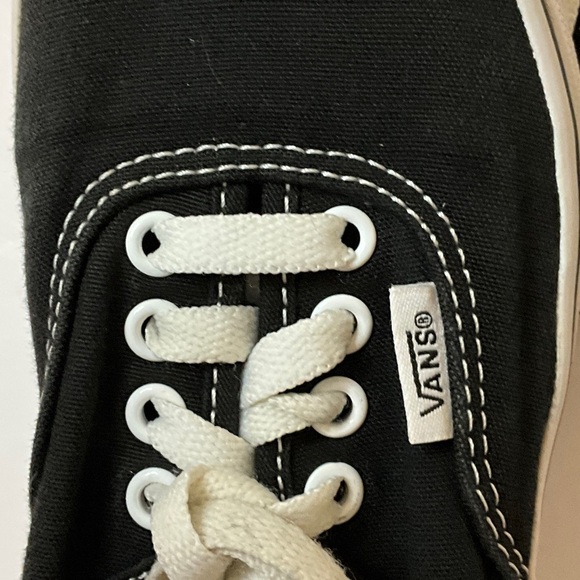 Vans Kids Black and White Lace-Up Sneakers - Picture 3 of 5